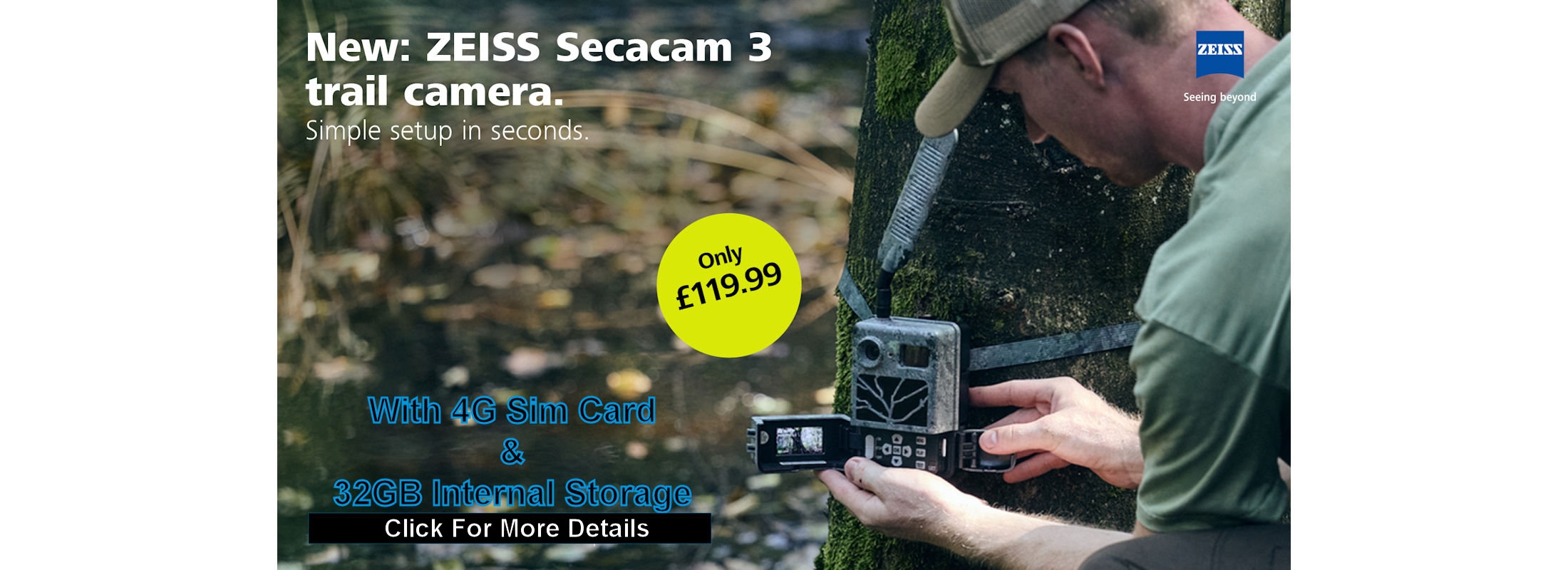 Zeiss secacam 3 wildlife cameras now in stock at £119