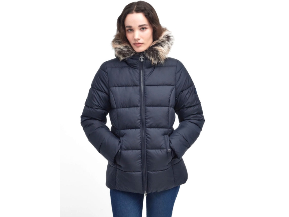 barbour midhurst quilted navy jacket