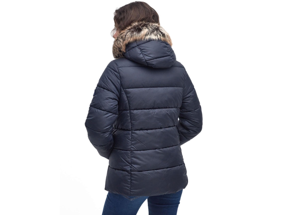 barbour ladies midhurst navy quilt jacket