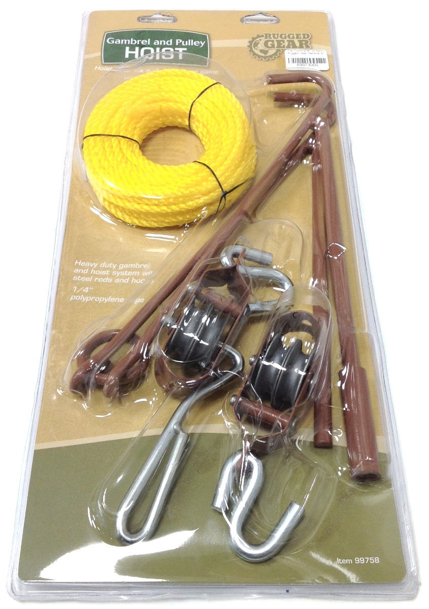 Rugged Gear Gambrel And Pulley Hoist Countryman Outdoor