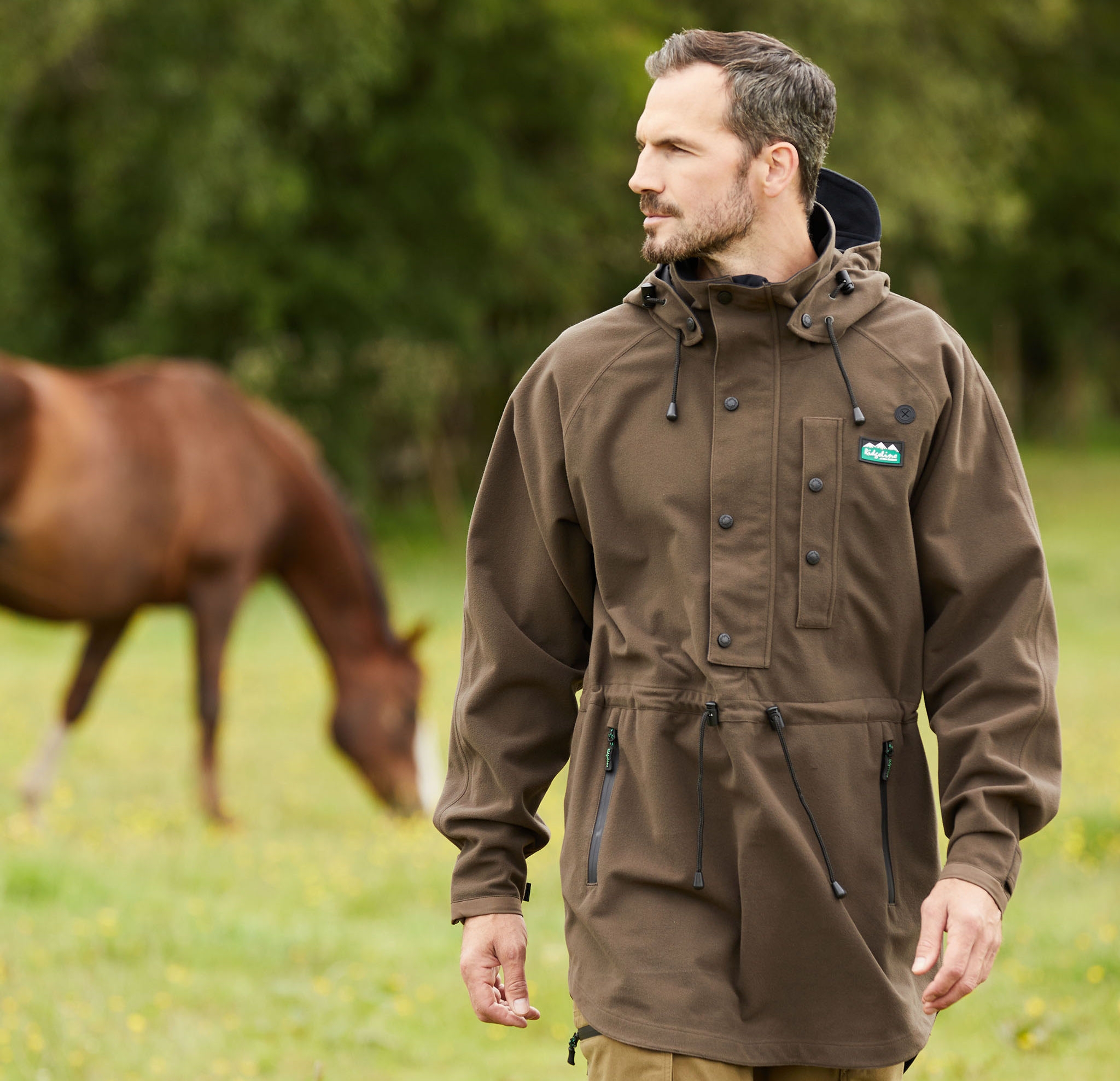 ridgeline monsoon mens smock bark