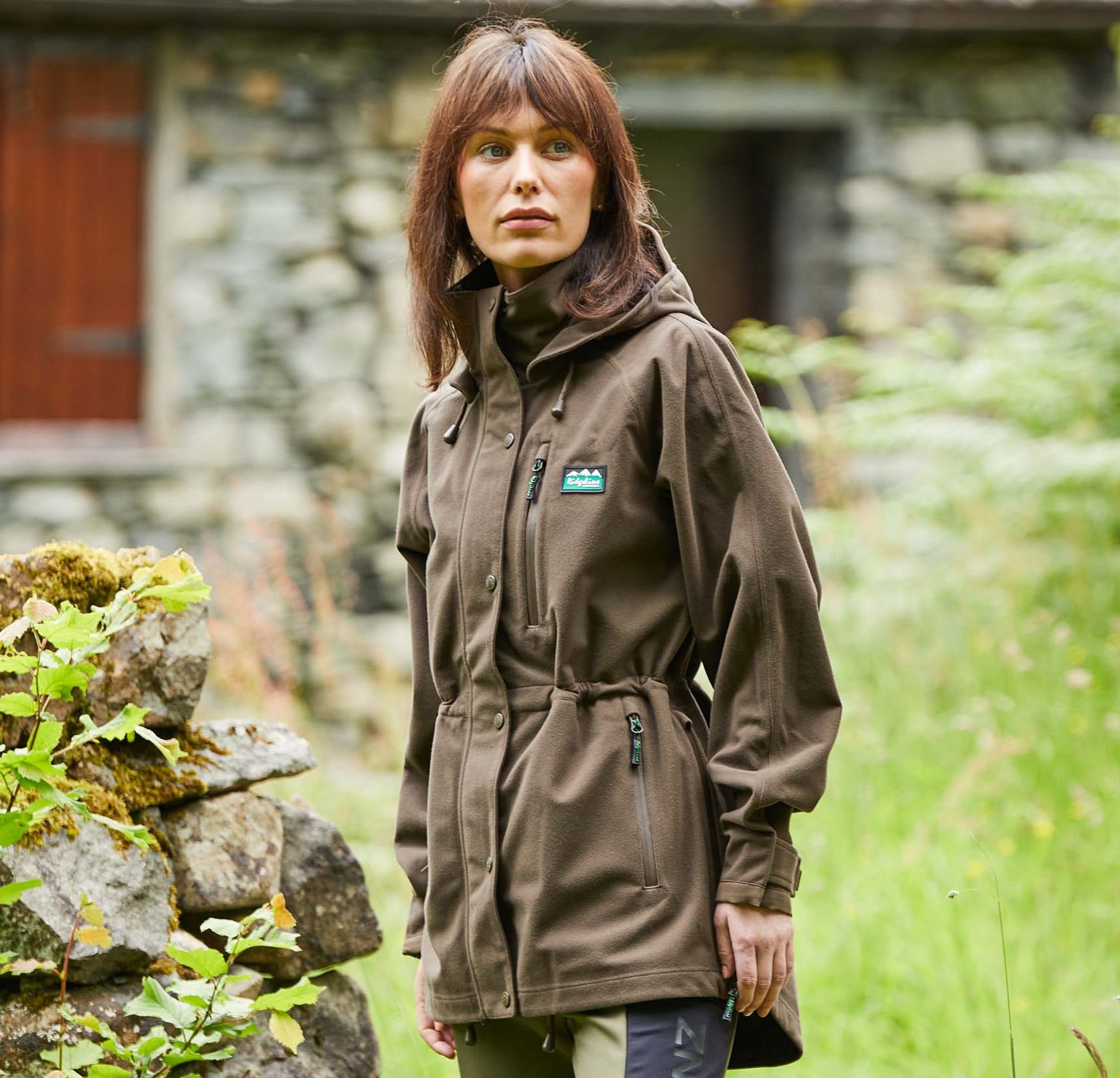 ridgeline ladies monsoon jacket brown bark