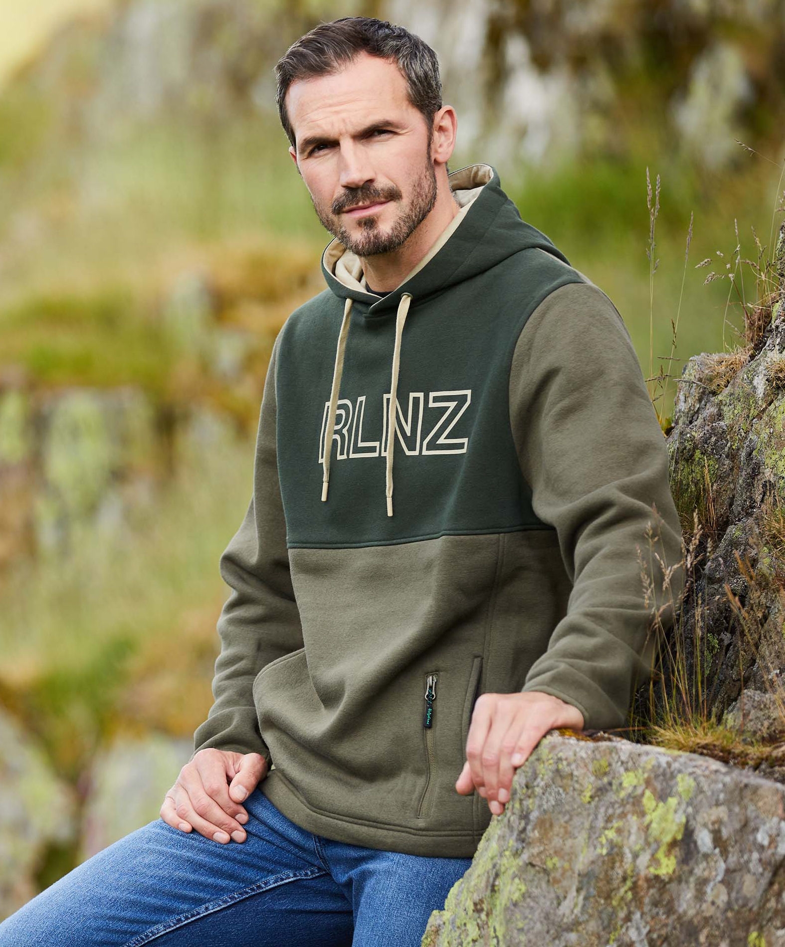 ridgeline rlnz south island hoodie olive