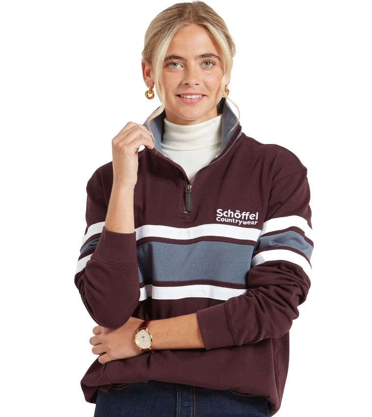 schoffel exmouth wine jersey cotton