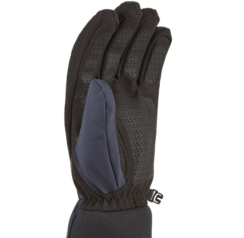 sealskinz navy griston gloves