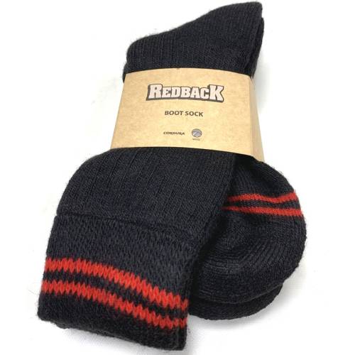 redback boot socks twin pack