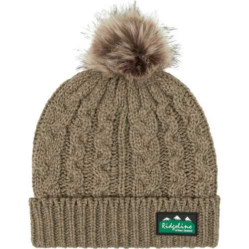 ridgeline nordic fleck ladies bob hat teak